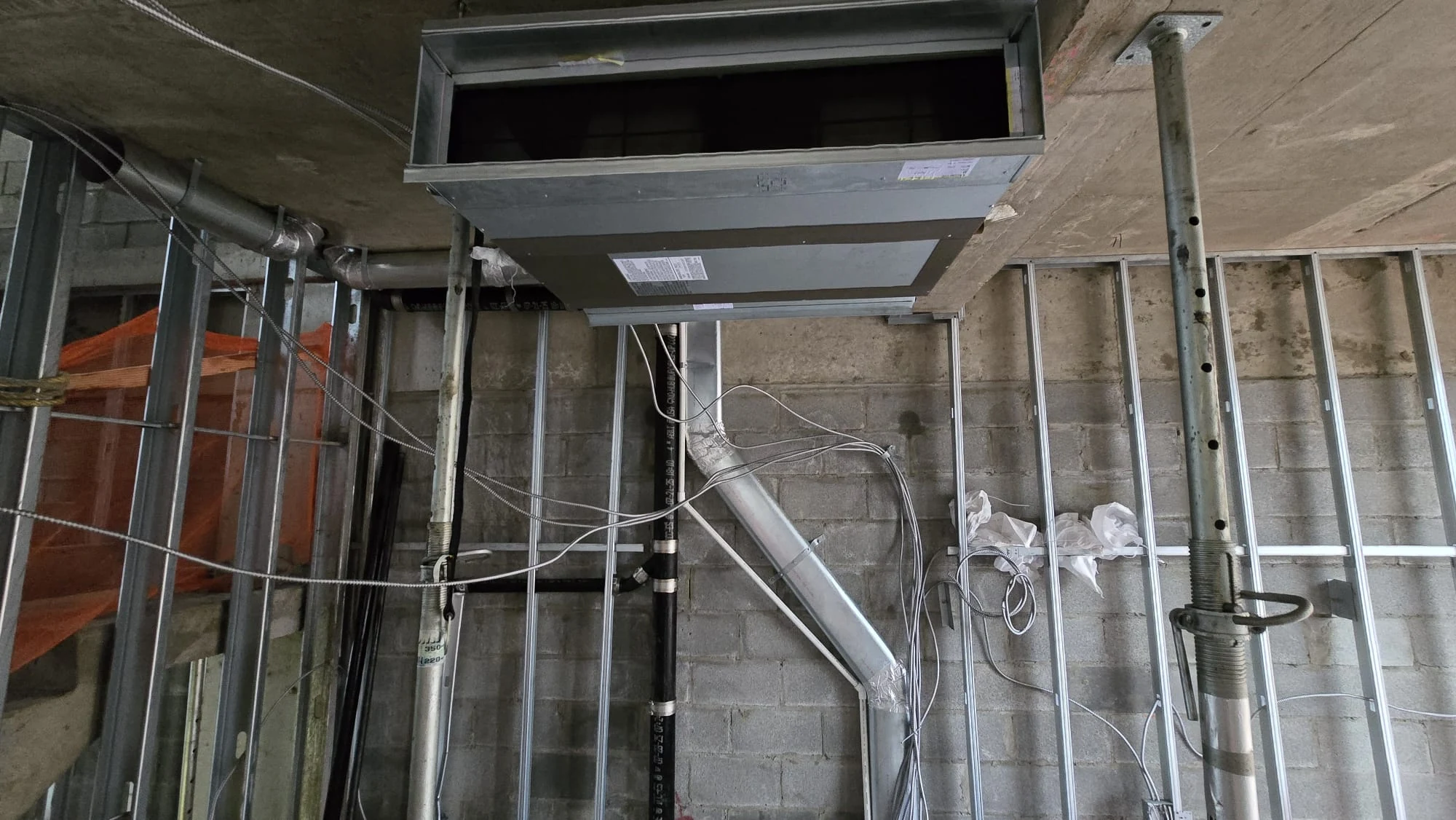 Ceiling-Mount Air Handler — New Construction