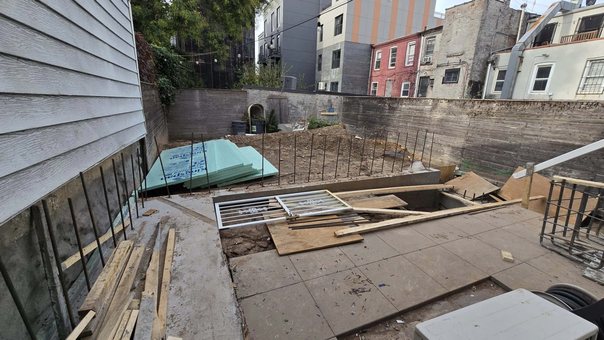 Foundation Rebar & Concrete Slab Prep