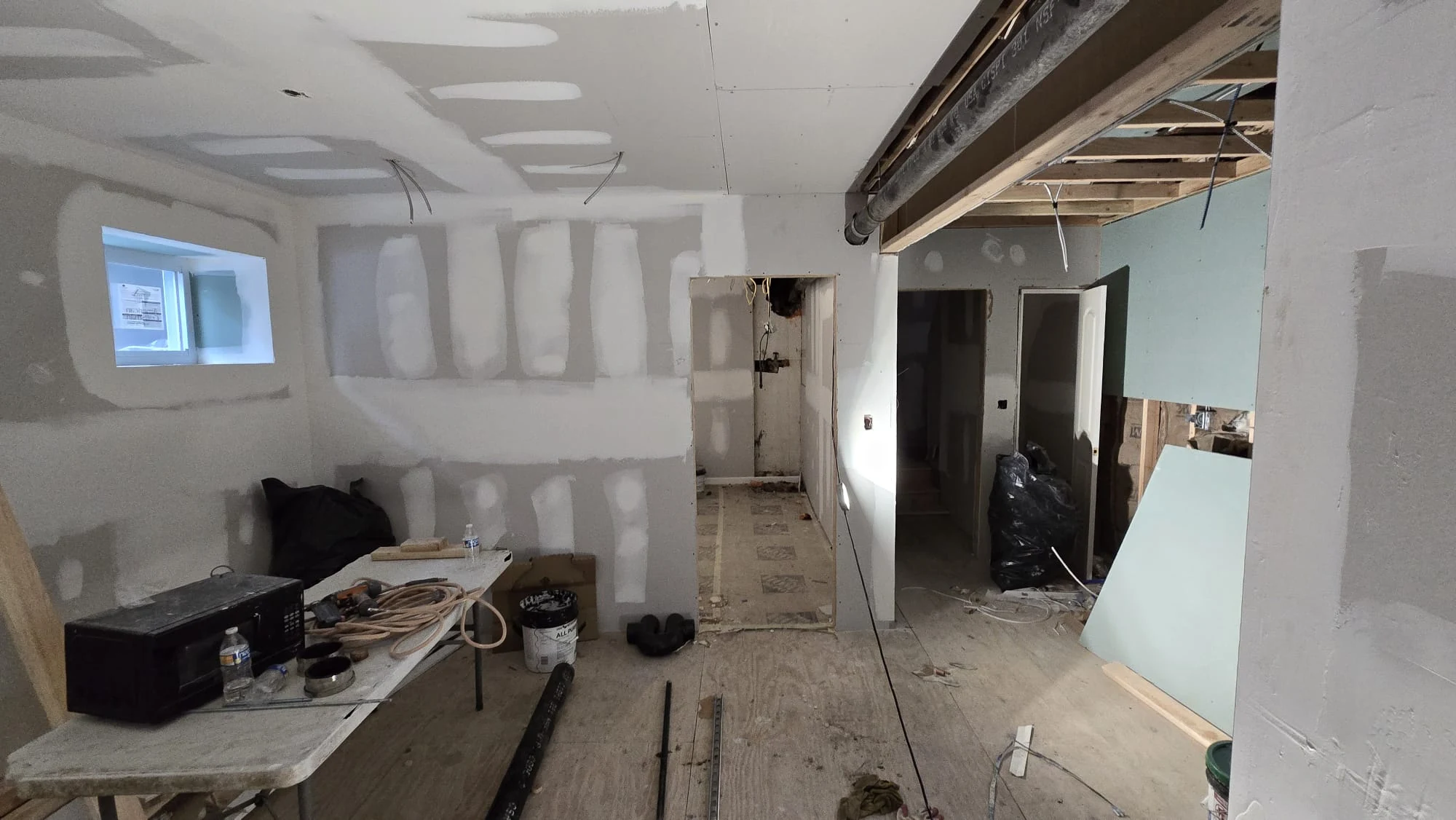 Interior Renovation — Drywall & Ceiling Framing