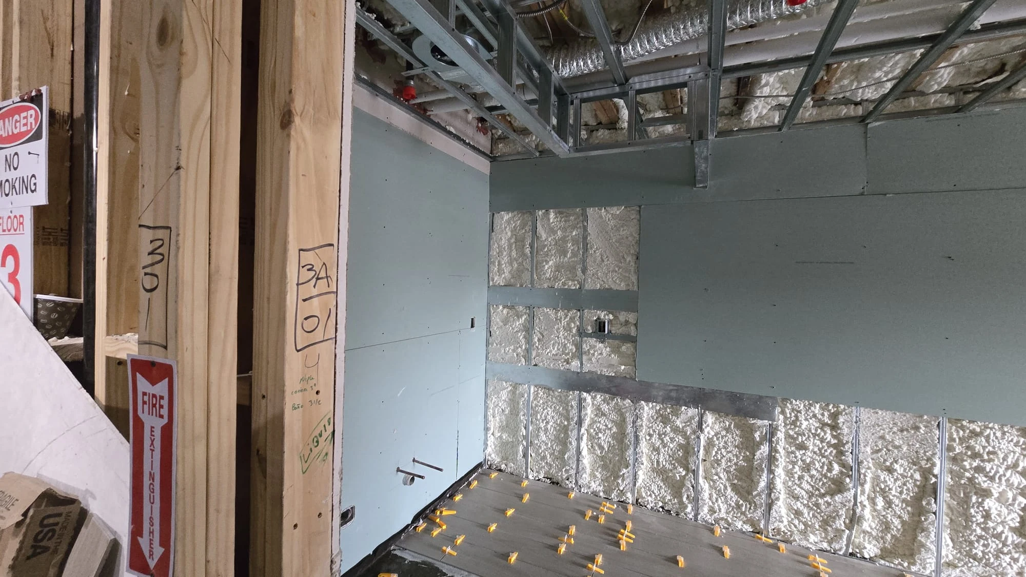 New Construction — Spray Foam & Metal Framing