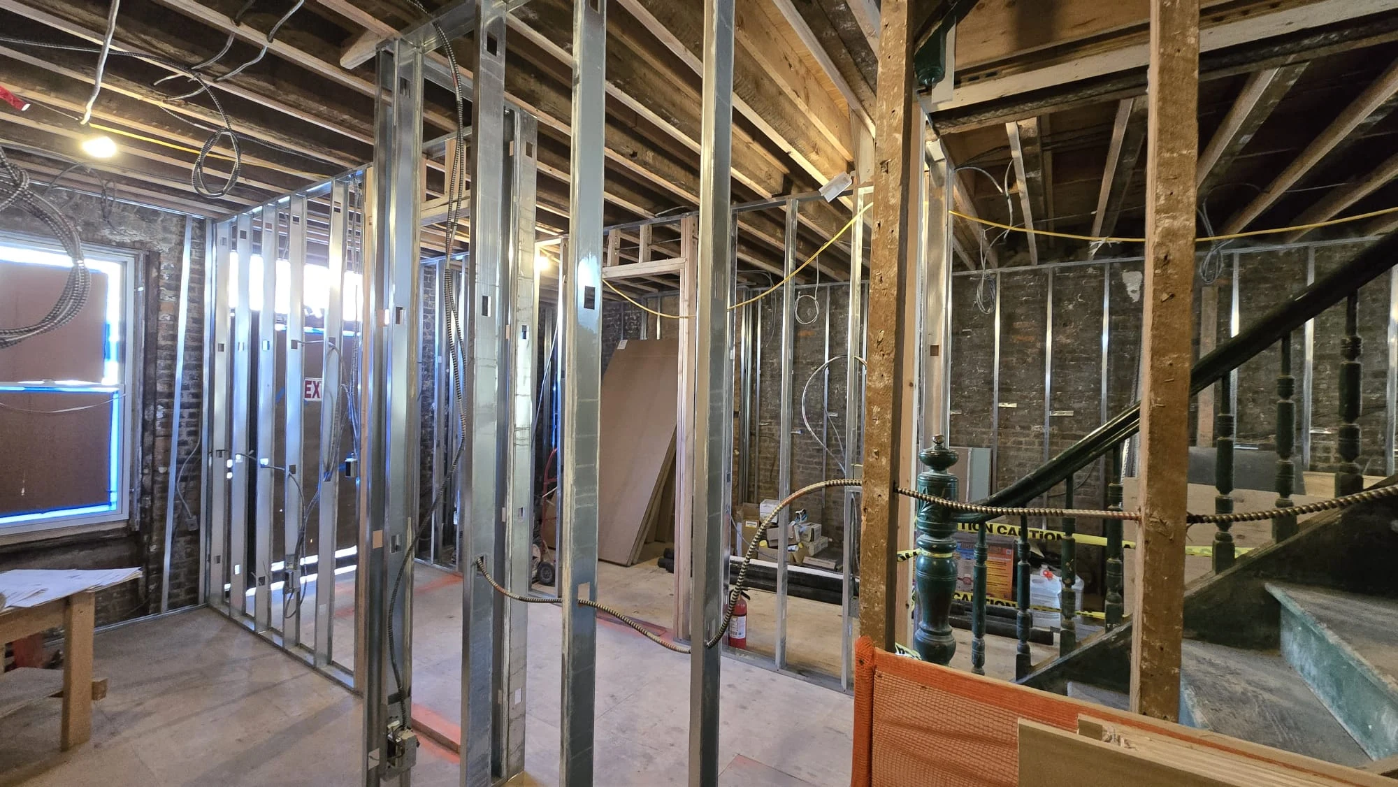 New Construction — Steel Stud Multi-Floor Framing